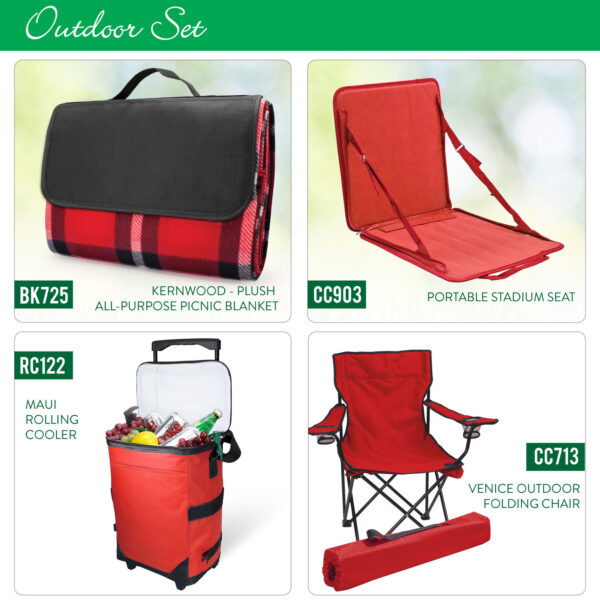 OUTDOOR SET RED 3