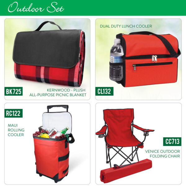 OUTDOOR SET RED 5